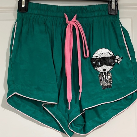 House of Mua Mua Pants - House of Mua Mua green shorts